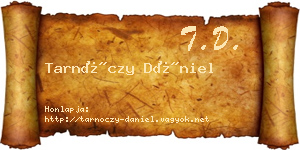 Tarnóczy Dániel névjegykártya