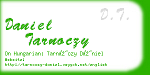 daniel tarnoczy business card